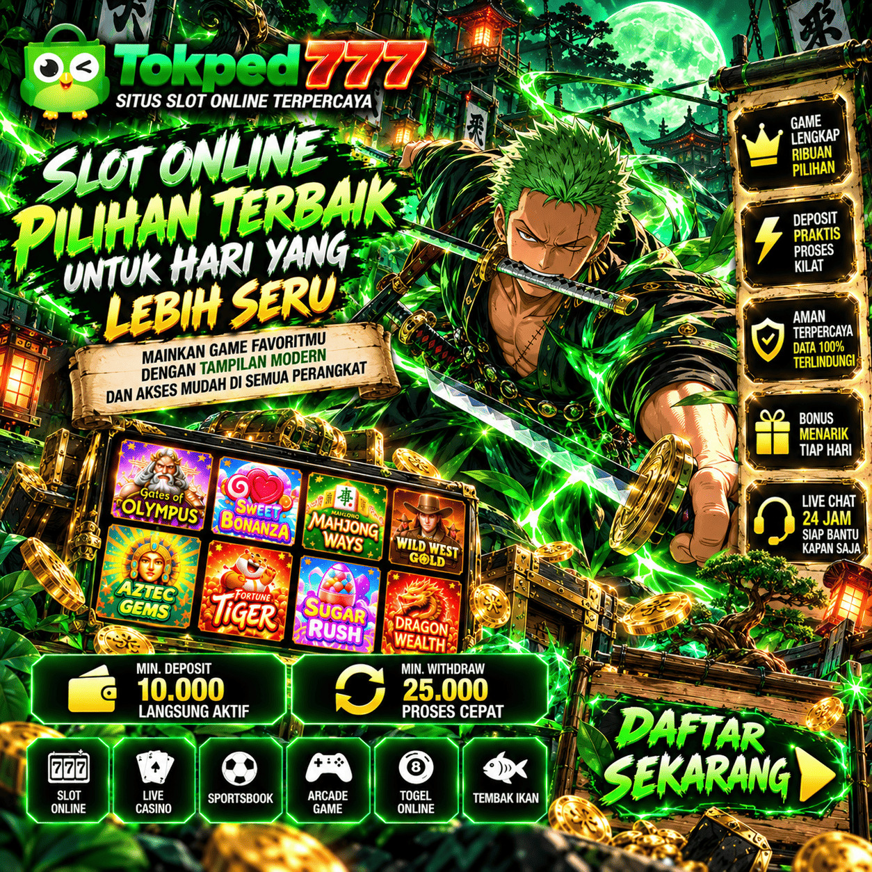 TOKPED777🔥 Agen Slot Gacor Hari Ini dan Platform Togel Online 2026 Menyajikan Ragam Game Slot Populer Serta Pembaruan Toto 4D